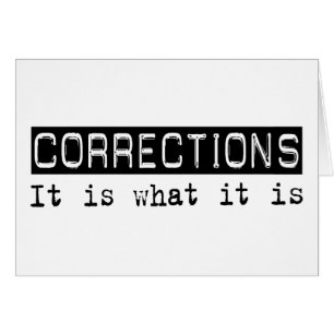 Las correcciones es