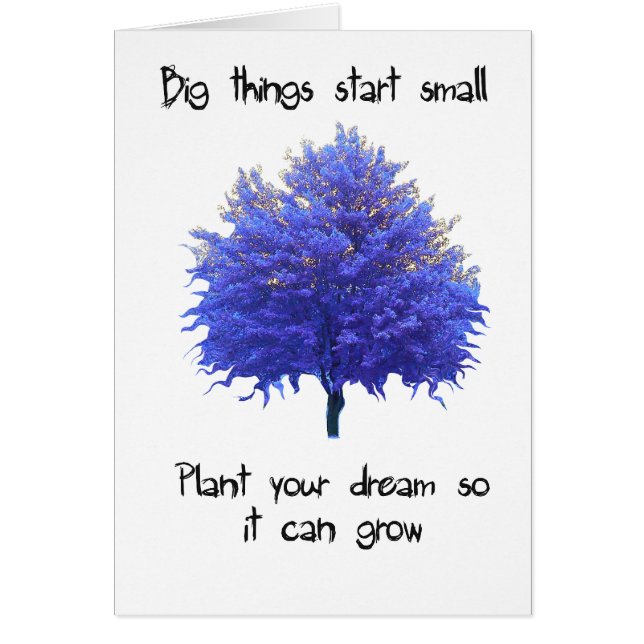 Las cosas grandes comienzan pequeño (Frente)