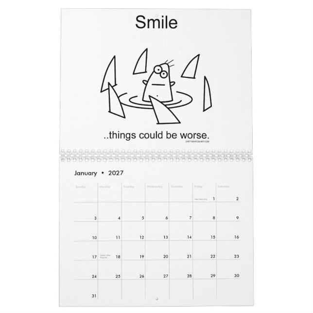 Las cosas podían ser peores. Calendario 2010 (Jan 2027)