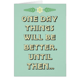 Las cosas serán una mejor tarjeta