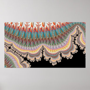 Las costas de los satélites Arte Fractal del Mar N