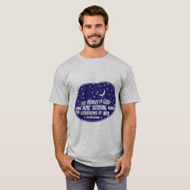 Las cribas de dios - la camiseta de los hombres de