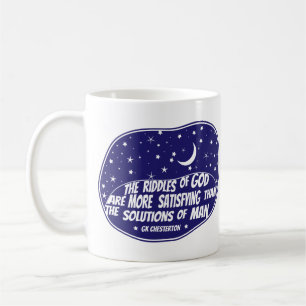 Las cribas de dios - taza de café de GK Chesterto