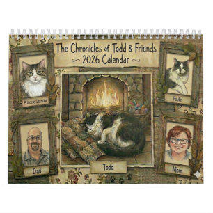 Las Crónicas de Todd y Amigos Calendario 2026