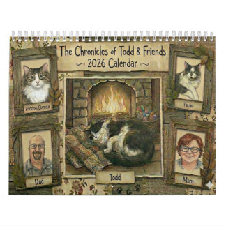 Las Crónicas de Todd y Amigos Calendario 2026