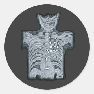 Las cuerdas en tu corazón - Ed escocés. Pegatina