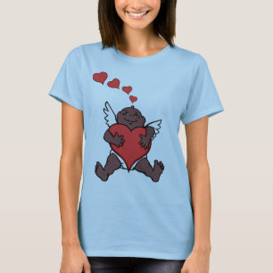 Las cupidas Camisetas de amor de la mujer de San V