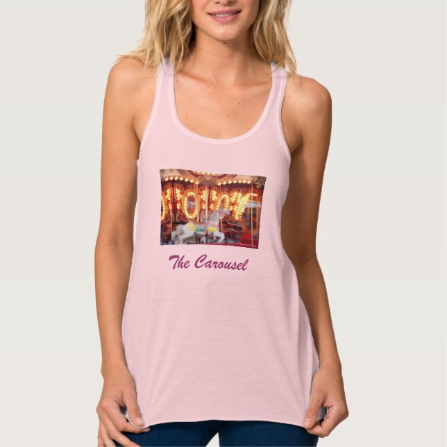 "Las damas del carrusel" Racerback Tank Top (Anverso)