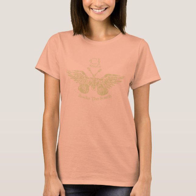 Las damas rompen la camiseta de South Burnout (Anverso)
