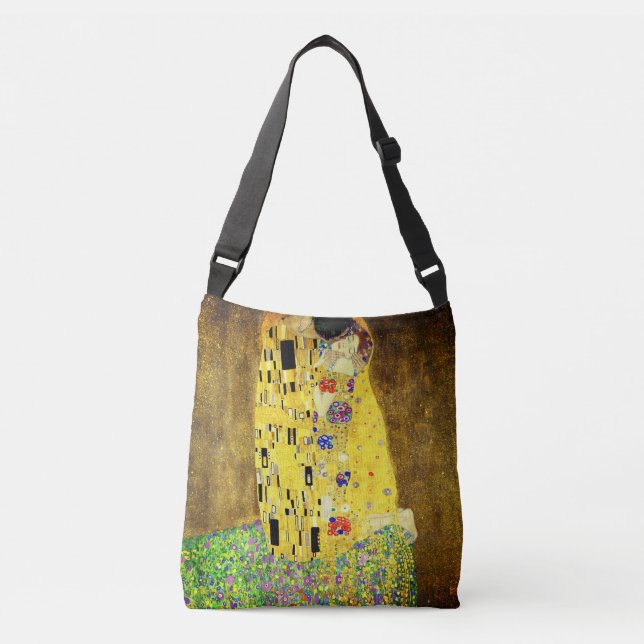 Las damas totan la bolsa con el beso de Klimt (Anverso)