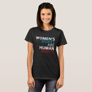 Las derechas de las mujeres son la camiseta de las