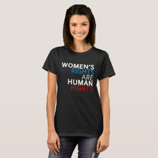 Las derechas de las mujeres son la camiseta de las