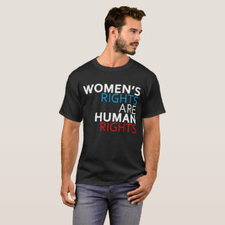 Las derechas de las mujeres son la camiseta de los