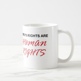 Las derechas de los hombres son taza de los