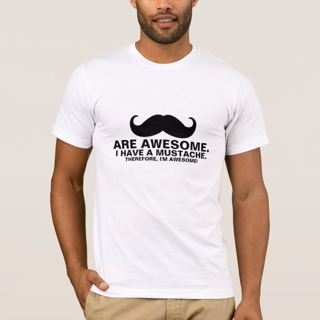 Las divertidas bicis de camiseta de Mustache son i (Anverso)