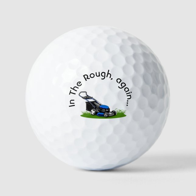 Las divertidas bolas de golf. En The Rough, otra v (Anverso)