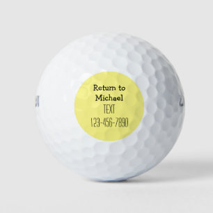 Las divertidas bolas de golf perdidas para los hom