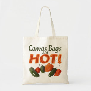 Las divertidas bolsas de lona están calientes! con