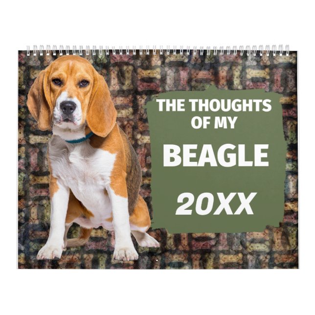 Las divertidas reflexiones de mi calendario beagle (Tapa)