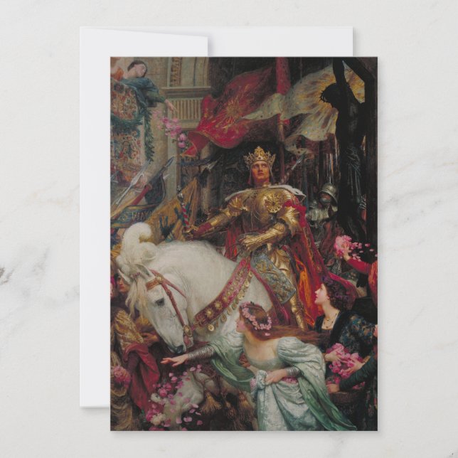 Las dos cuerdas de Sir Frank Bernard Dicksee (Anverso)