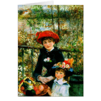Las dos hermanas de Renoir, en la terraza