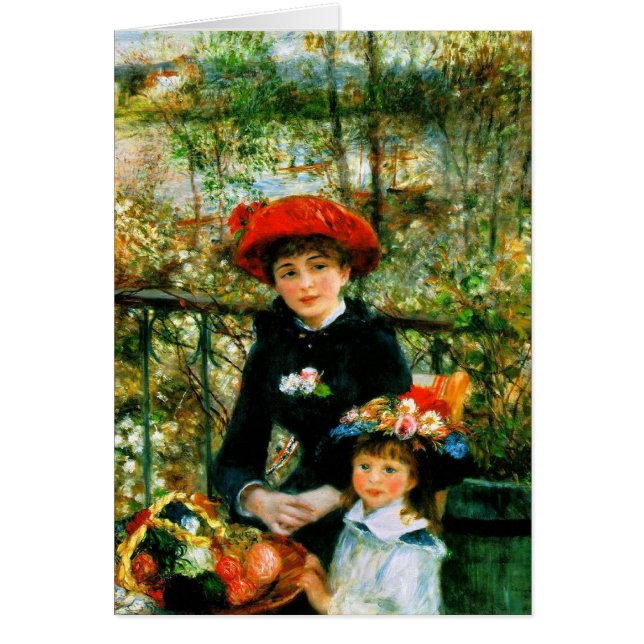 Las dos hermanas de Renoir, en la terraza (Frente)