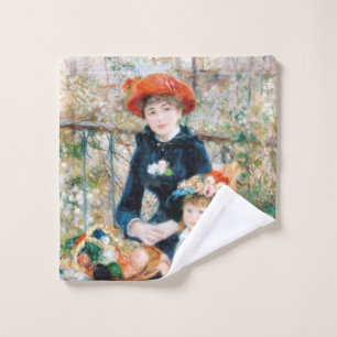Las dos hermanas, en la terraza Auguste Renoir