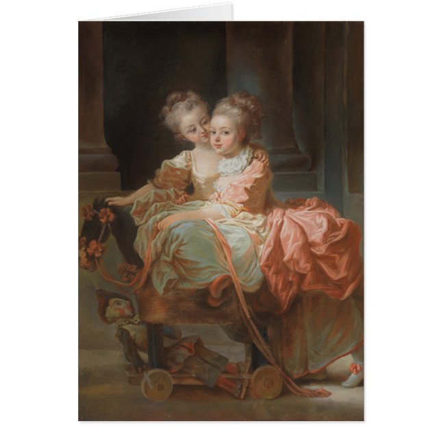 Las dos hermanas - Jean-Honoré Fragonard (Frente)