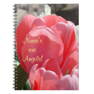 Las enfermeras son Ángeles! cuadernos Flores de Tu