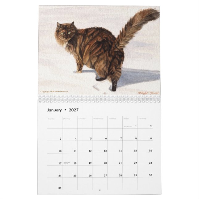 Las estaciones hacen calendarios por Michael (Jan 2027)