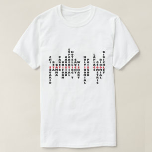 Las estadísticas son camiseta fresca (el color