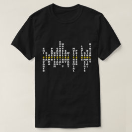 Las estadísticas son camiseta fresca (el color