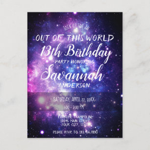 Las estrellas de Galaxia de esta invitación mundia