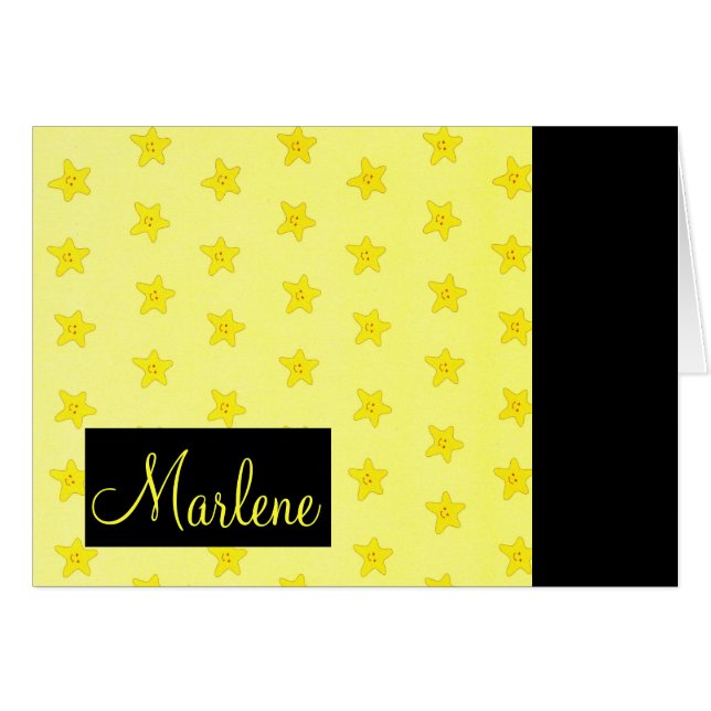 Las estrellas de mar cardan con nombre (Anverso (Horizontal))
