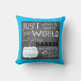 Las estrellas parecen Inspiradoras almohadas