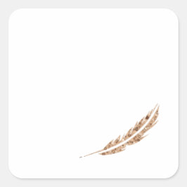 Las etiquetas de regalo de los Pegatinas de plumas