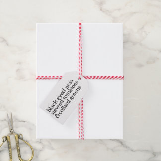 Las etiquetas del regalo de la buena suerte