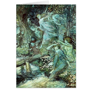 Las fábricas de Arthur Rackham, azul