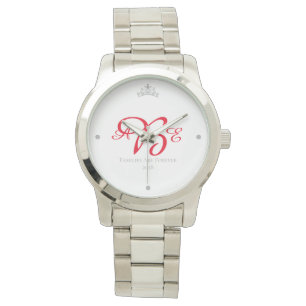 Las familias son para siempre un reloj de pulsera