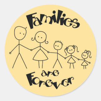 Las familias son siempre Pegatinas