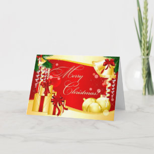 Las Felices Navidad adornan presentes