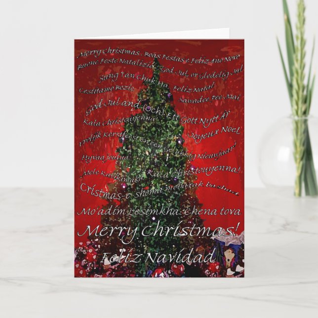 Las Felices Navidad redondean el mundo (Anverso)