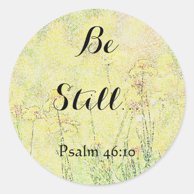 Las flores El arte sigue siendo Pegatinas de fe (Anverso)