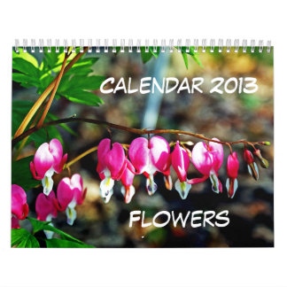 Las flores hacen calendarios 2013