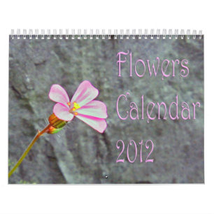 Las flores hacen calendarios 2013