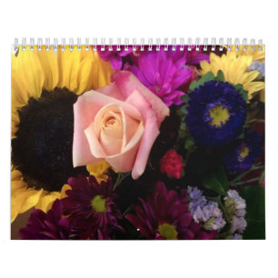 Las flores hacen calendarios para 2013