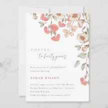 Las Flores Rosadas Vieron Cualquier Invitación De