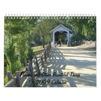 Las flores y el otro calendario hermoso de las