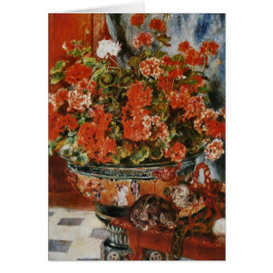 Las flores y los gatos de Renoir