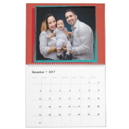 Las fotos de familia crean su propio calendario de
